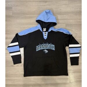 NHL Utah Mammoth Hoodie Men's 2xl Pullover Black Blue